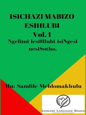 cover image of Isichazi Mabizo EsiHlubi nesiSotho